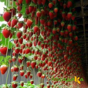 Клубника ампельная Анастасия купить по цене от 370р. в интернет-магазине «Посадика» с доставкой почтой в в Учалые и по всей России – [изображение №1].