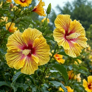 Гибискус Свит Соната купить по цене от 249р. в интернет-магазине «Посадика» с доставкой почтой в в Учалые и по всей России – [изображение №1].